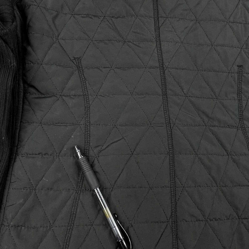 Prana Esla Long Black Sherpa Lined Coat - Picture 8 of 14